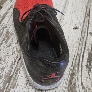 Red and Black Athletic Shoe